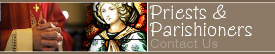 Priest and Parishioners - Contact The Wednesday Word