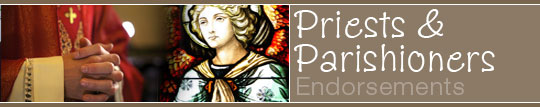 Priest and Parishioners - Endorsements